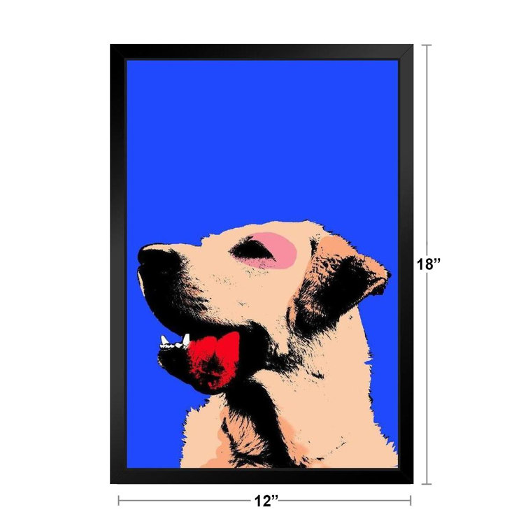 Red Barrel Studio® Labrador Retriever With Tongue Out Pop Dog Posters